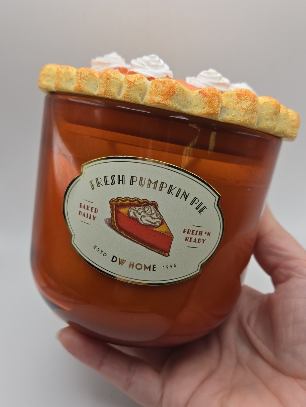 DW Home Fresh Pumpkin Pie 2-wick Jar Candle